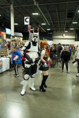 9 Kasım 2024 'te Novi, Michigan' da Suburban Collection Showplace 'de Motor City Comic Con