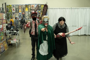 9 Kasım 2024 'te Novi, Michigan' da Suburban Collection Showplace 'de Motor City Comic Con