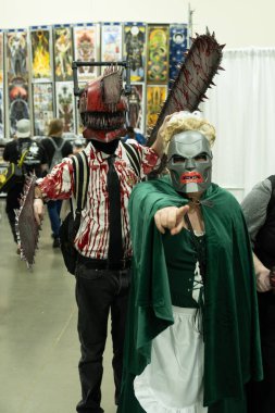 9 Kasım 2024 'te Novi, Michigan' da Suburban Collection Showplace 'de Motor City Comic Con