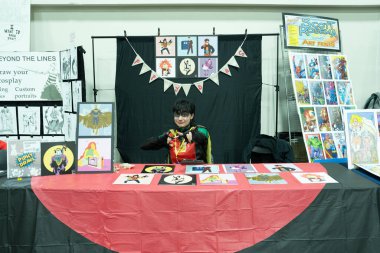 9 Kasım 2024 'te Novi, Michigan' da Suburban Collection Showplace 'de Motor City Comic Con