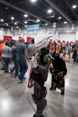 Motor City Comic Con sunuculuğunu Novi, Michigan 'daki Suburban Collection Showplace üstlendi.