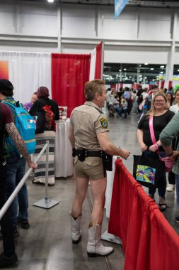 Motor City Comic Con sunuculuğunu Novi, Michigan 'daki Suburban Collection Showplace üstlendi.