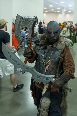 Motor City Comic Con sunuculuğunu Novi, Michigan 'daki Suburban Collection Showplace üstlendi.