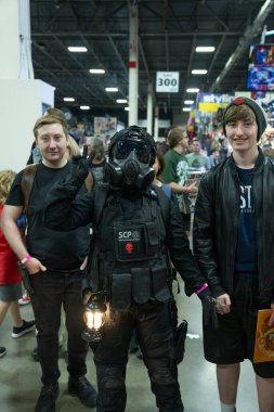 Motor City Comic Con sunuculuğunu Novi, Michigan 'daki Suburban Collection Showplace üstlendi.