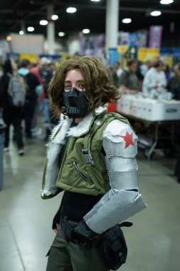 Motor City Comic Con sunuculuğunu Novi, Michigan 'daki Suburban Collection Showplace üstlendi.