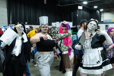 Motor City Comic Con sunuculuğunu Novi, Michigan 'daki Suburban Collection Showplace üstlendi.