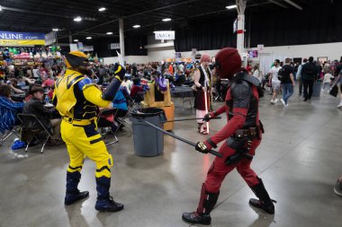 Motor City Comic Con sunuculuğunu Novi, Michigan 'daki Suburban Collection Showplace üstlendi.