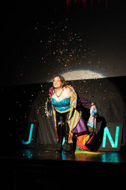 Michigan Rocky Korku Koruma Derneği 'nden Gay Pride Tema Şovu Wayne Michigan' daki State Wayne Tiyatrosu 'nda gölgelendi.