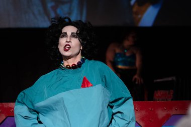 Michigan Rocky Korku Koruma Derneği 'nden Gay Pride Tema Şovu Wayne Michigan' daki State Wayne Tiyatrosu 'nda gölgelendi.