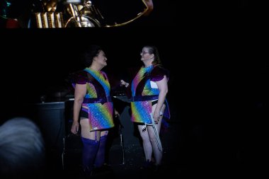 Michigan Rocky Korku Koruma Derneği 'nden Gay Pride Tema Şovu Wayne Michigan' daki State Wayne Tiyatrosu 'nda gölgelendi.