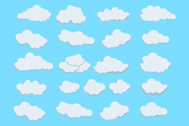 şirin bulut şekli çizim seti