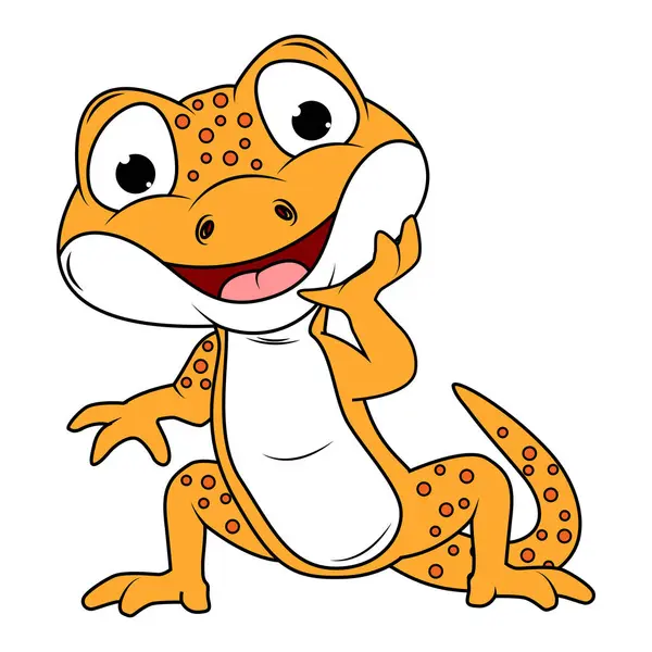 Şirin Newt Hayvan Çizgi Filmi Çizimi