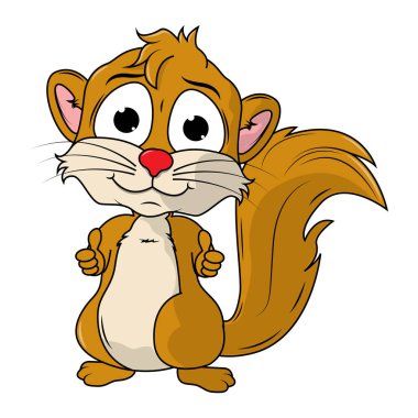 Şirin bir Xerus Çizgi Filmi