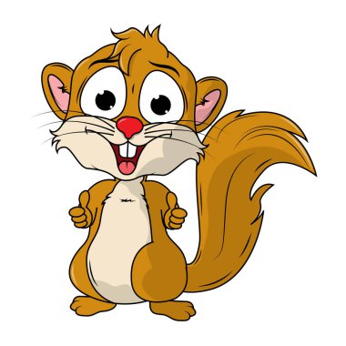 Şirin bir Xerus Çizgi Filmi