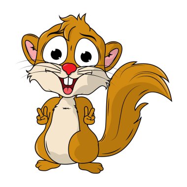 Şirin bir Xerus Çizgi Filmi