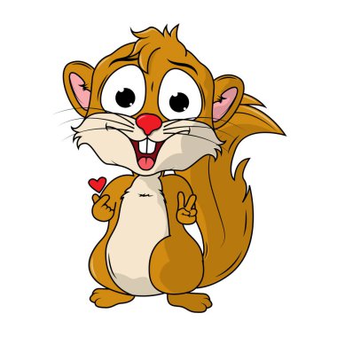 Şirin bir Xerus Çizgi Filmi