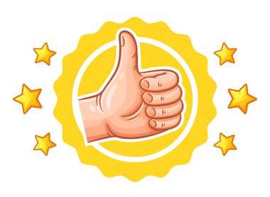 Tavsiye gibi el hareketi, iyi seçim, yüksek oy oranı, olumlu müşteri geri bildirimi, müvekkil görüşü. Tavsiye, en iyi kalite. Güzel şöhret. En iyi ürün değerlendirmesi, mükemmel sıralama. Tamam, evet ya da sosyal medya tabelasına katılıyorum. Vektör