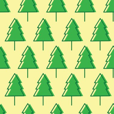 Şablon, poster ve element için ekoloji konseptine sahip ağaç simgesi