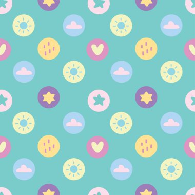 Soyut hikayeler karalama el çizimi dikişsiz desen arkaplanını kapsar