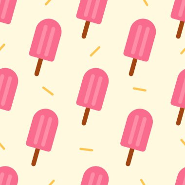 Dondurma çizgi filmi kusursuz desenli bg