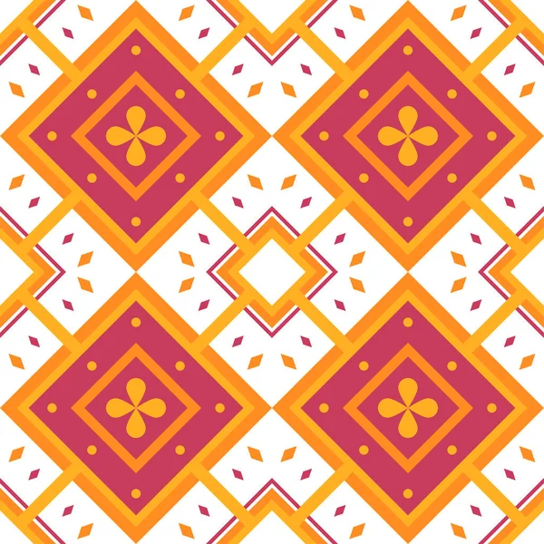 Abstrakte Geometrische Ethnische Nahtlose Muster Hintergrund Für Verpackung Stoff Kissen — Stockvektor