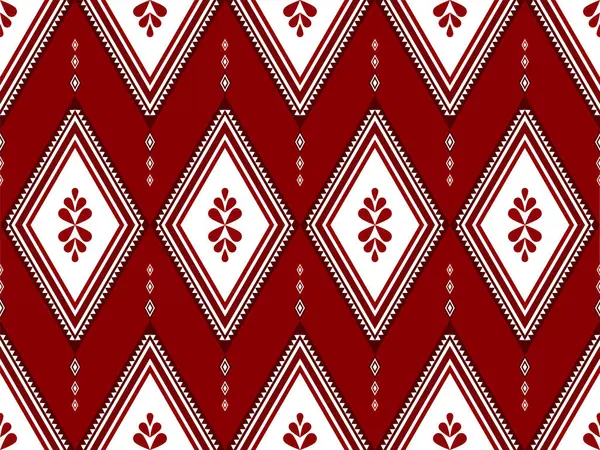 Абстрактный Геометрический Этнический Бесшовный Фон Обертывания Ткани Подушки Одежды Ковра — стоковый вектор