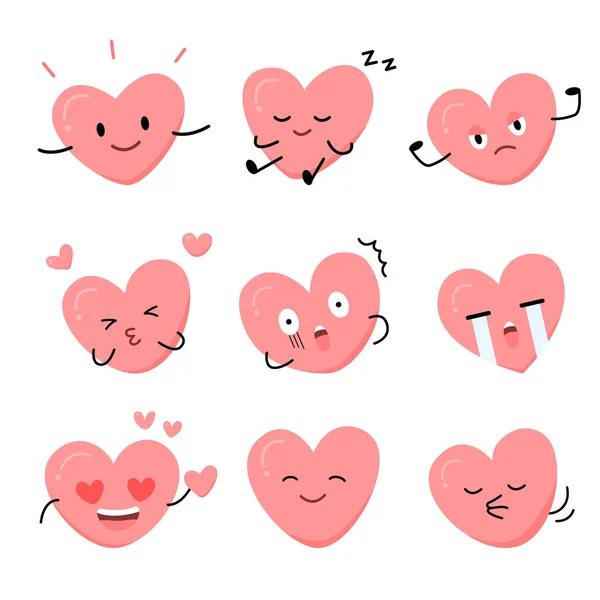 Heart cartoon emotion for illustration, valentine, love, couple and element
