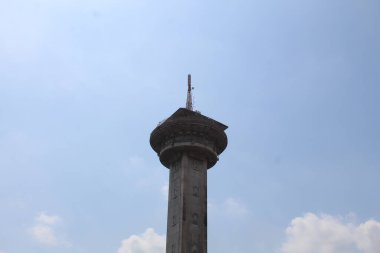 Semarang City, Endonezya 'da bulunan Orta Cava Büyük Camii veya Mescid Agung Jawa Tengah. 12 Mart 2022 'de Semarang, Endonezya