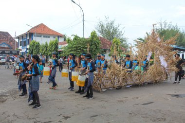 Thongtek is a traditional percussion from Jepara. Jepara, Indonesia, April 29th 2023 clipart