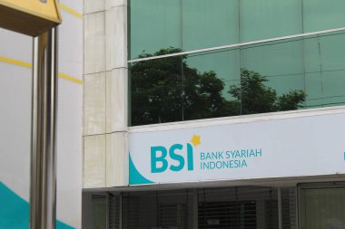 Bank Syariah Endonezya (BSI) Binası. Semarang, Endonezya, 25 Aralık 2022