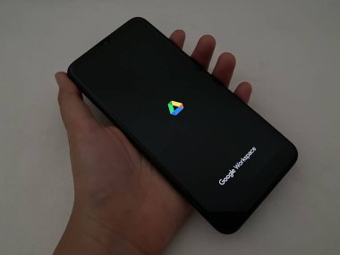 Bekasi, Endonezya - 22 Mart 2025: Google Drive uygulaması android akıllı telefonunda