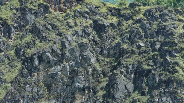 Vista Colina Valcano Muerto Con Las Rocas Valcano Negro Áspero —  Fotos de Stock