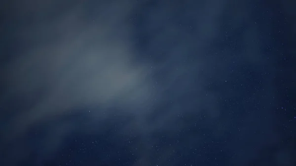 Der Nachthimmel Mit Den Funkelnden Sternen Und Sich Bewegenden Wolken — Stockfoto