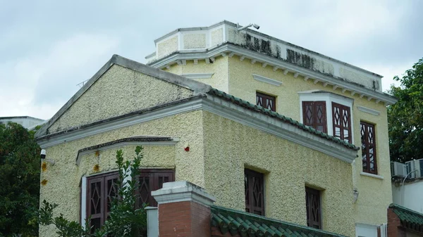 Παλιά Κτίρια Που Βρίσκονται Στο Παλιό Δρόμο Της Πόλης Guangzhou — Φωτογραφία Αρχείου