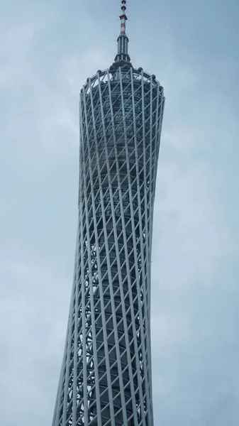 Vista Torre Turismo Localizada Guangzhou China — Fotografia de Stock