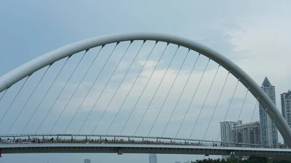 Arched Bridge View Located Guangzhou City China — Stock Photo, Image