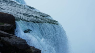 Sonbaharda güzel Niagara şelalesi manzarası