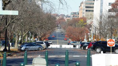 Güz aylarında güzel Wshington DC şehri manzarası