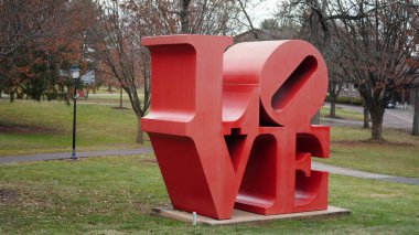 Amerika 'daki Ursinus Üniversitesi' nin güzel kampüs manzarası.