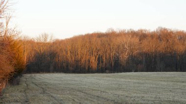 Güzel gün batımı manzarası. Arkaplan renkli bulutlar.