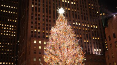 Yılbaşı günlerinde New York şehri manzarası