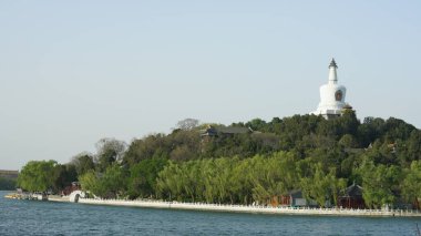 Eski geleneksel Çin binaları oyulmuş taş heykeller ve siyah fayanslarla görülür.