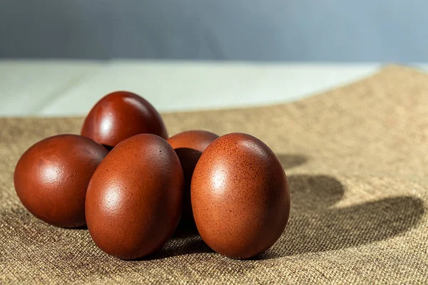 Paskalya Arkaplanı Masada Paskalya Yumurtaları Paskalya Yemek Fotoğrafı — Stok fotoğraf