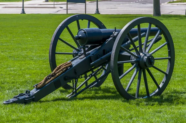 Сент Пол Міннесота Святкування Ювілею Міннесоти Cannon Американська Модель 1861 — стокове фото