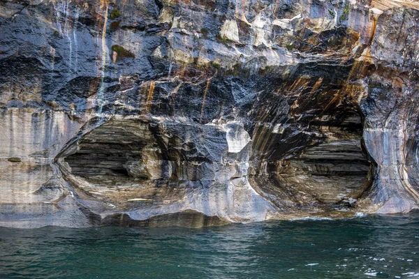Munising Michigan Obraz Rocks National Lakeshore Jezeře Superior Horním Poloostrově — Stock fotografie