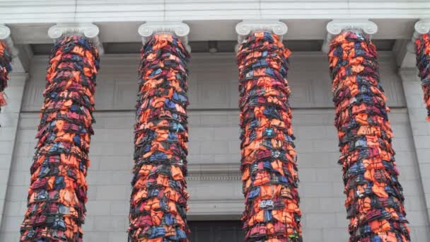 Minneapolis Minnesota Institutul Artă Minneapolis Pasajul Sigur Artistului Chinez Weiwei — Videoclip de stoc