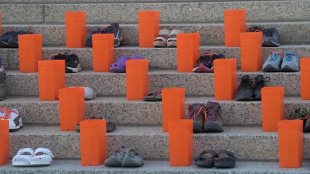 Paul Minnesota November 2023 Hari Peringatan Sedunia Untuk Korban Lalu — Stok Video