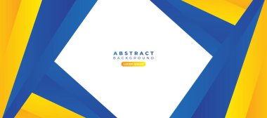 soyut modern mavi ve sarı arkaplan vektör çizimi