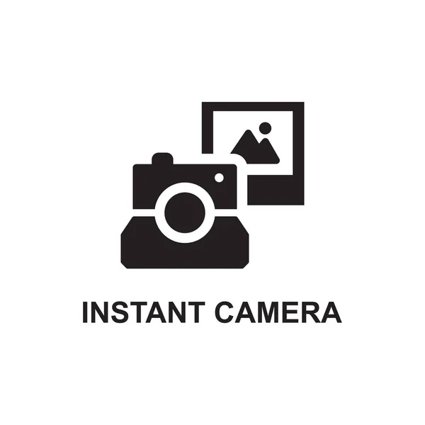 Directe Camera Instant Camera Icoon Instant Camera Pictogram Afbeelding Instant — Stockvector