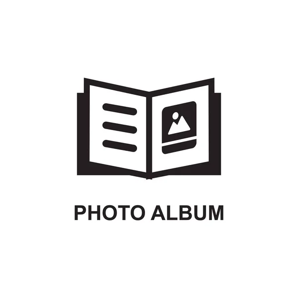 Fotóalbum Fotóalbum Ikon Fényképezés Album Ikon Kép Fényképezés Album Ikon — Stock Vector